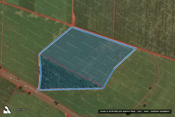 Imagem de satélite de FAZENDA CABECEIRINHA - MATRÍCULA N° 139.323 em Guatapará - SP
