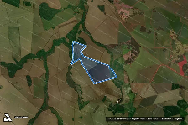 Imagem de satélite de FAZENDA SÃO ROQUE - Parte 1 em Itaporã - MS