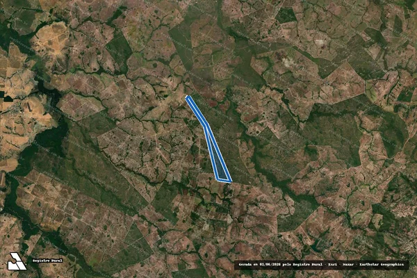 Imagem de satélite de FAZENDA PRINCESA DO CRIXÁS II - Parte 1 em Crixás - GO