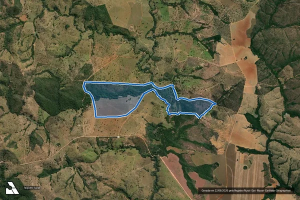 Imagem de satélite de FAZENDA PORTO DOS PEREIRAS - Parte 1 em Davinópolis - GO