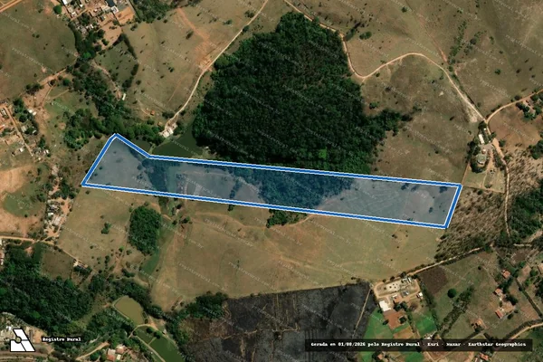 Imagem de satélite de Gleba de Terras - PARTE 1 em Campinas - SP