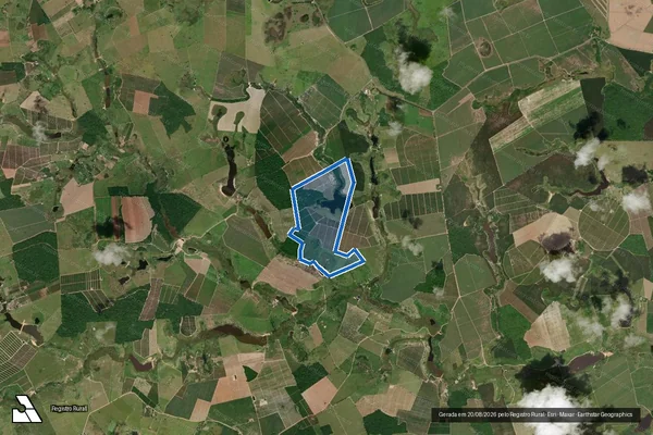 Imagem de satélite de Fazenda Laranjeiras - Fazenda Laranjeiras em Montanha - ES