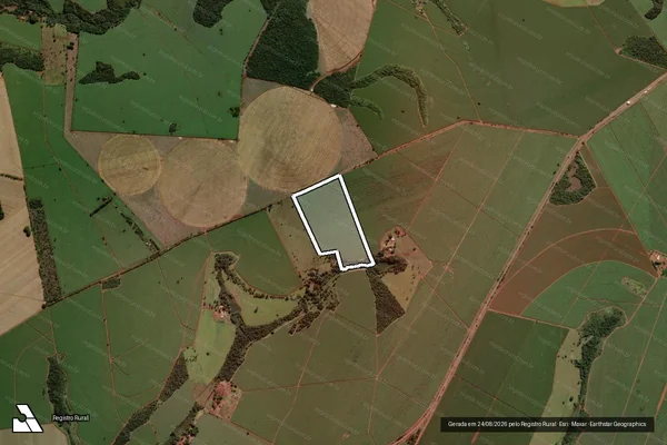 Imagem de satélite de FAZENDA SANTA HELENA - Única em Água Comprida - MG