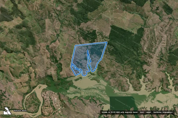 Imagem de satélite de FAZENDA NOVA CARTAGO - Parte 1 em Itarantim - BA