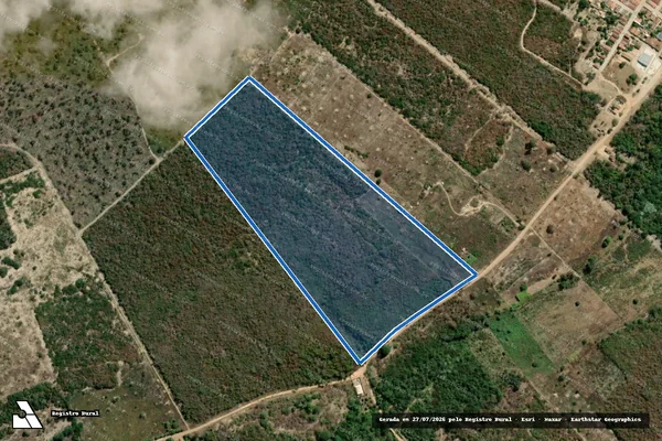 Imagem de satélite de FAZENDA JACARÉ - Parte 01 em Condeúba - BA