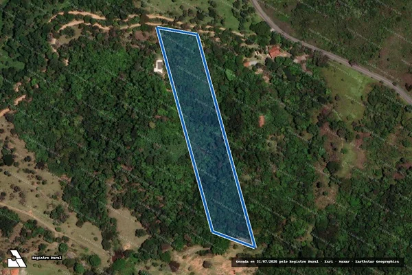 Imagem de satélite de GLEBA 04 ? FAZENDA CANDÃO - Parte 1 em Santa Luzia - MG