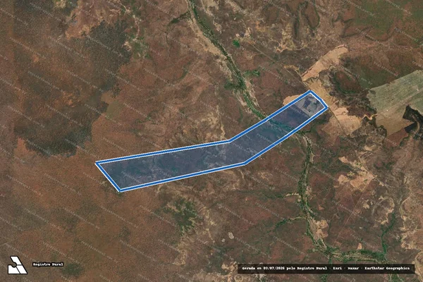 Imagem de satélite de Lago Azul - Parte 2 em São Francisco do Piauí - PI