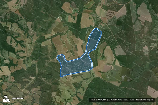 Imagem de satélite de Fazenda Santa Rosa - Gleba H - Gleba H em São Miguel Arcanjo - SP