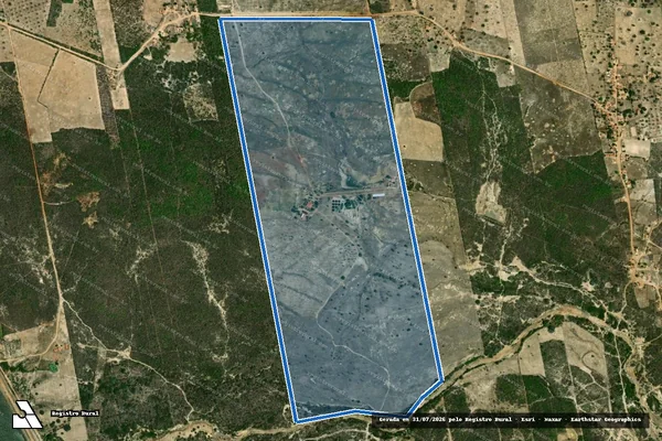 Imagem de satélite de Fazenda São Francisco - Parte 2 em Ocara - CE