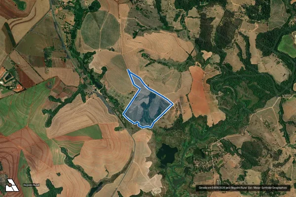 Imagem de satélite de Fazenda Cristal - PARCELA 03 em Mogi Guaçu - SP