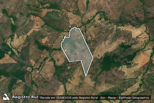 Imagem de satélite de FAZENDA VISTA ALEGRE - PARTE 02 em Minaçu - GO