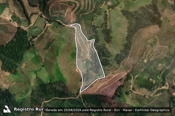 Imagem de satélite de SITIO SAO LUCAS - TOTAL em Guaçuí - ES