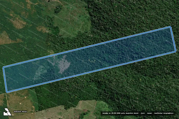 Imagem de satélite de FAZENDA ÁGUA LIMPA – GLEBA CUPARI