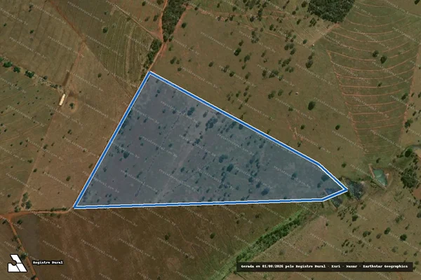 Imagem de satélite de Fazenda Moeda dos Araújos - Parcela 1 em Itapagipe - MG