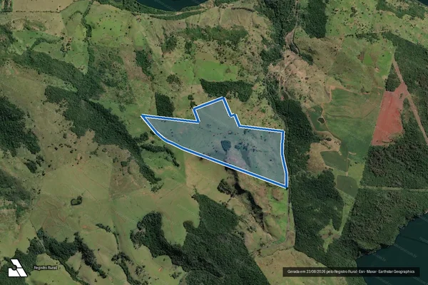 Imagem de satélite de FAZENDA SÃO JOSÉ - 001 em Ribeirão Claro - PR