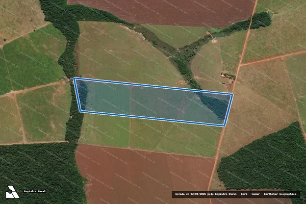 Imagem de satélite de FAZENDA NOVA-MAT.2470 - 001 em Tabaporã - MT