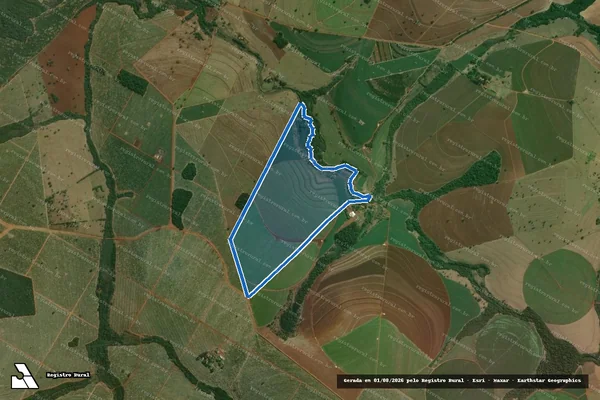 Imagem de satélite de FAZENDA SANTA MARIA GLEBA A - Parte 1 em Avaré - SP