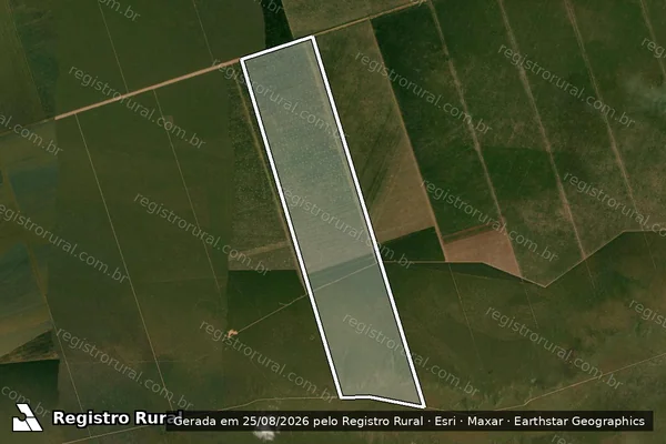 Imagem de satélite de Fazenda Estrondo - Lote 79 B - Fazenda Estrondo - Lote 79 B em Formosa do Rio Preto - BA