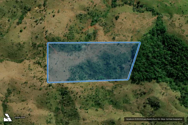 Imagem de satélite de LOTE RURAL 04 GL 01 ST RIO BRANCO IV  - Parte 1 em Nova Brasilândia D'Oeste - RO
