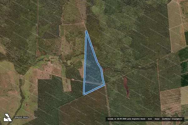 Imagem de satélite de FAZENDA RUSSÃO em Grajaú - MA
