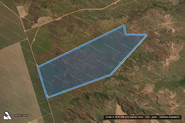 Imagem de satélite de FAZENDA PEQUI II - PARTE 1 em Uruçuí - PI