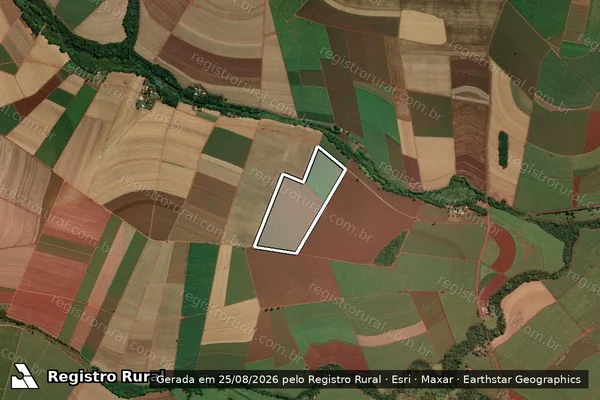 Imagem de satélite de FAZENDA SANTO ANTONIO - Parte 1 em Jaboticabal - SP