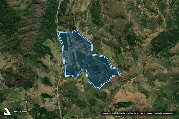 Imagem de satélite de Fazenda Chimarrao - FAZENDA CHIMARRÃO em Catuji - MG
