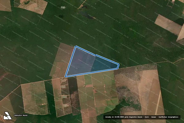 Imagem de satélite de FAZENDA SÃO JUDAS TADEU  - Parte 1 em Nova Mutum - MT