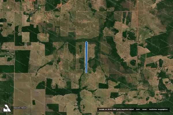 Imagem de satélite de LOTE 27-A-DESMEMBRADO - GLEBA 08 - SETOR ABAITARÁ - P.I.C GY-PARANÁ - Parte 2 em Primavera de Rondônia - RO
