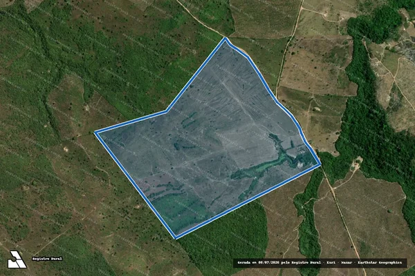 Imagem de satélite de FAZENDA MATÃO - Parcela 1 em Rondon do Pará - PA