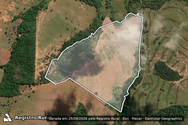 Imagem de satélite de Fazenda Ferragem lugar denominado ?Atolador? - Perimetro_5 em Douradoquara - MG