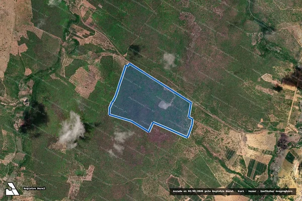 Imagem de satélite de FAZENDA BOA PAZ - Parte 1 em Utinga - BA