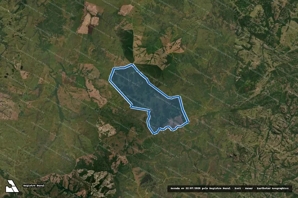 Imagem de satélite de Fazenda Curunilhas - Parte 1 em Bagé - RS