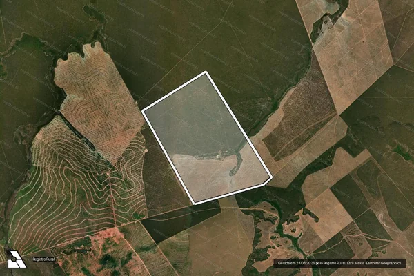 Imagem de satélite de Fazenda Santa Cruz - SANTA CRUZ IV em Primavera do Leste - MT