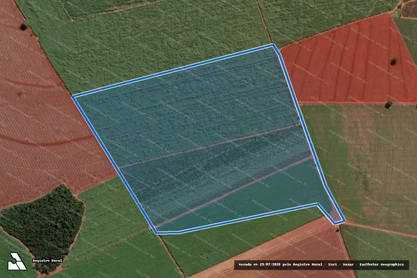 Imagem de satélite de Fazenda Cerradão - Parte 1 em Frutal - MG