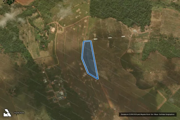 Imagem de satélite de FAZENDA BIGORNA GLEBA 03 - Parte 9 em Abadiânia - GO