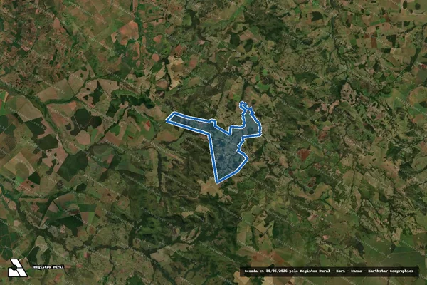 Imagem de satélite de FAZENDA BOA FÉ em Aquidauana - MS