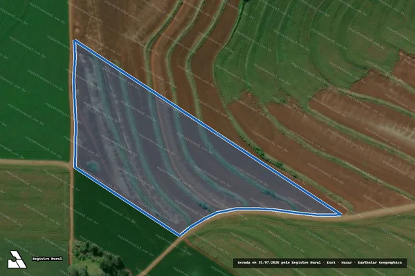 Imagem de satélite de FAZENDA VALE DO SOL V - Gleba-A em Rolândia - PR