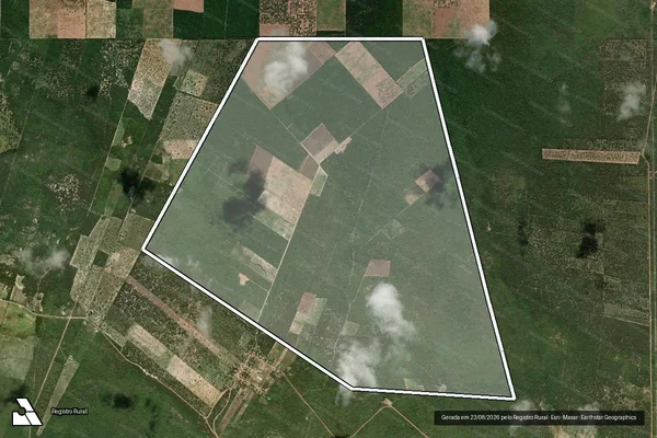 Imagem de satélite de Projeto de Assentamento Patativa do Assaré ? Estradas Vicinais 01, 02, 03 e 04 - Estradas Vicinais em Açu - RN