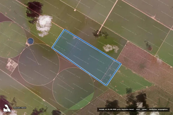 Imagem de satélite de Fazenda Porto Murtinho I - Parte 1 em Jaborandi - BA