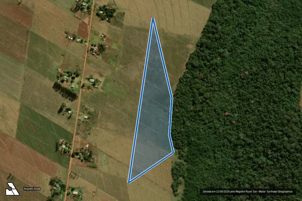 Imagem de satélite de P. A. Itamarati II (Gleba B) - Lote Societário 06 em Ponta Porã - MS