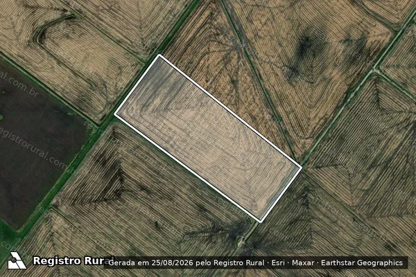 Imagem de satélite de Fazenda São Carlos - Parcela 1 em Santa Vitória do Palmar - RS