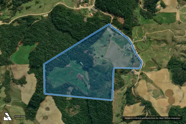 Imagem de satélite de SÍTIO PEIXER - SÍTIO PEIXER em Major Gercino - SC