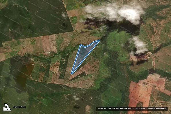 Imagem de satélite de LOTE 45, PA TAUARI - LOTE 45, PA TAUARI em Sandolândia - TO