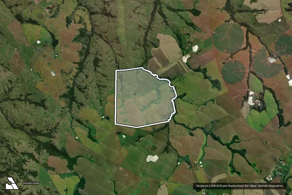Imagem de satélite de Fazenda Sao Rafael em Augusto Pestana - RS