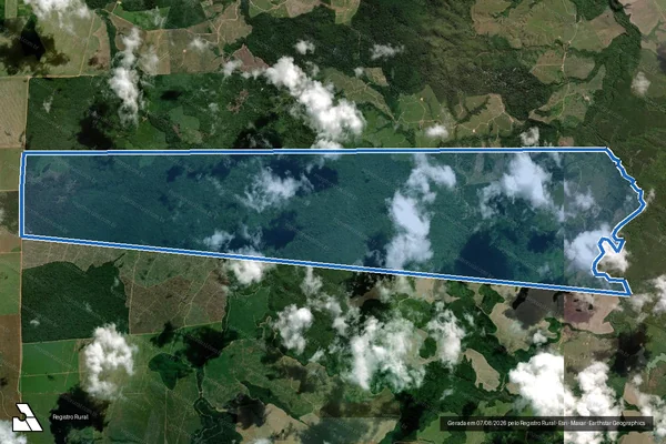 Imagem de satélite de FAZENDA SÃO JOÃO - Gleba A em Dom Eliseu - PA