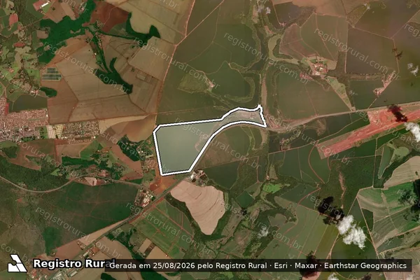 Imagem de satélite de Fazenda Lajeado - Parte 1 em Jataí - GO