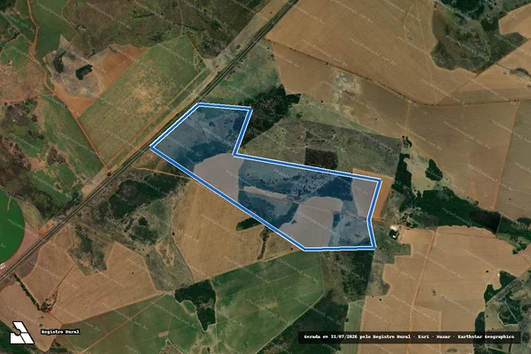 Imagem de satélite de FAZENDA NOVA ESPERANÇA em Acreúna - GO