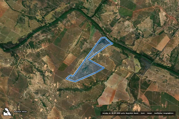 Imagem de satélite de FAZENDA DA GARÇA - FAZENDA DA GARÇA em Corinto - MG
