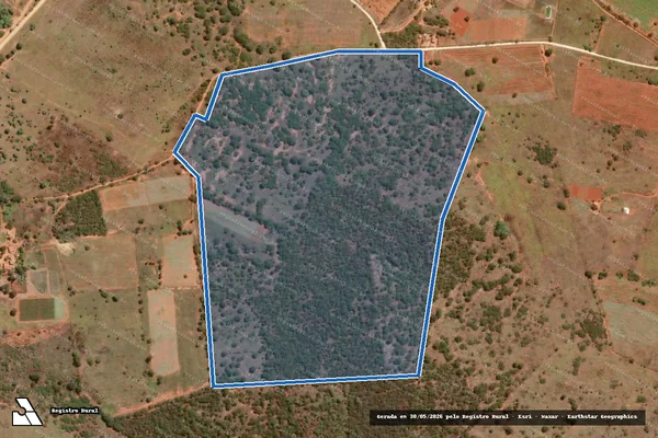 Imagem de satélite de FAZENDA FORMOSA DO RIACHO DA CARNAUBA - Gleba G05 em Itaguaçu da Bahia - BA
